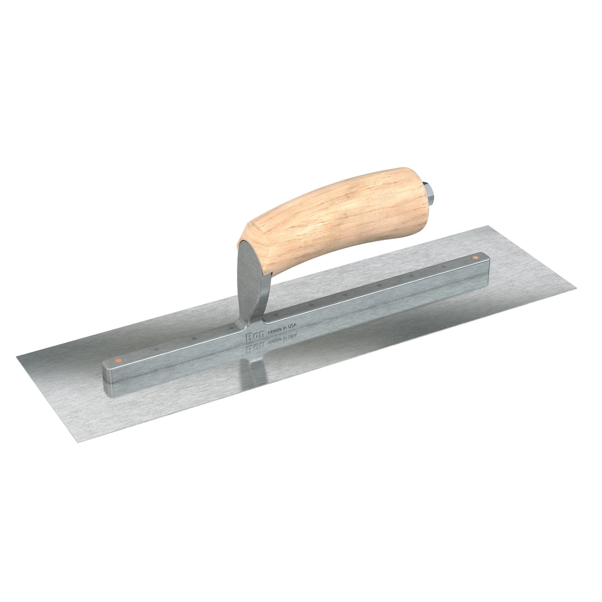 Bon Steel City, Finish Trowel - Sq. - Razor Stainless - 14 x 4 Width 4 in, Length 14 in, Blade Material Stainless Steel, Model# 66-309